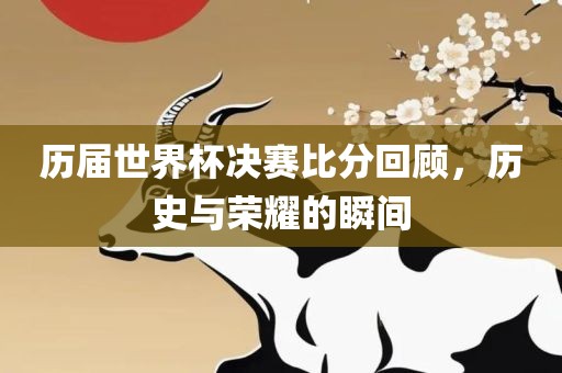 历届世界杯决赛比分回顾，历史与荣耀的瞬间