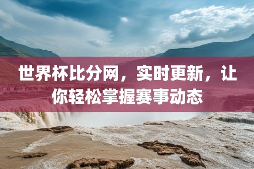 世界杯比分网，实时更新，让你轻松掌握赛事动态