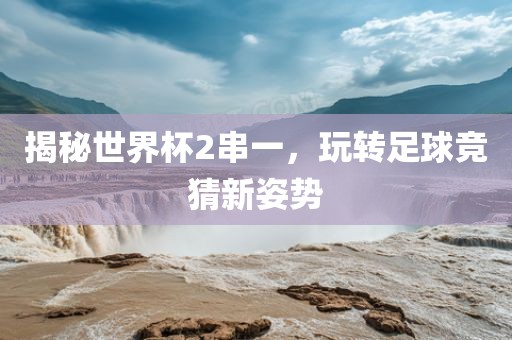 揭秘世界杯2串一，玩转足球竞猜新姿势洪湖市顺升工程机械租赁有限公司