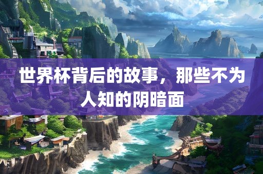 世界杯背后的故事，那些不为人知的阴暗面洪湖市顺升工程机械租赁有限公司