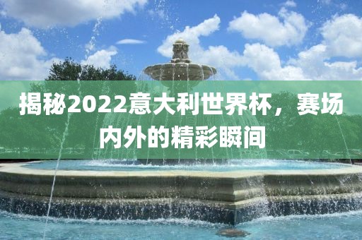 揭秘2022意大利世界杯，赛场内外的精彩瞬间