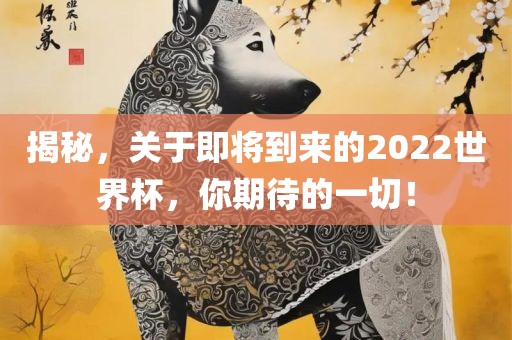 揭秘，关于即将到来的2022世界杯，你期待的一切！洪湖市顺升工程机械租赁有限公司