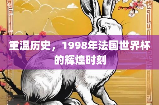 重温历史，1998年法国世界杯的辉煌时刻