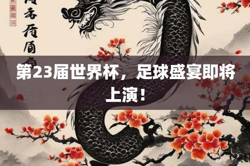 第23届世界杯，足球盛宴即将上演！