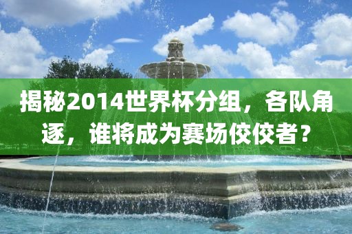 揭秘2014世界杯分组，各队角逐，谁将成为赛场佼佼者？
