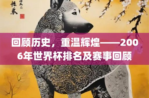回顾历史，重温辉煌——2006年世界杯排名及赛事回顾