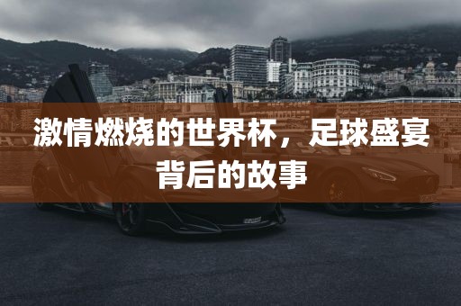 激情燃烧的世界杯，足球盛宴背后的故事洪湖市顺升工程机械租赁有限公司