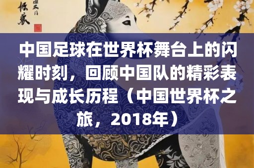 中国足球在世界杯舞台上的闪耀时刻，回顾中国队的精彩表现与成长历程（中国世界杯之旅，2018年）洪湖市顺升工程机械租赁有限公司