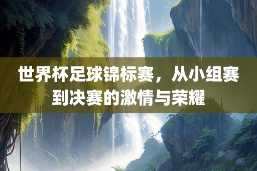 世界杯足球锦标赛，从小组赛到决赛的激情与荣耀