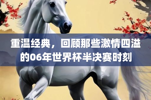 重温经典，回顾那些激情四溢的06年世界杯半决赛时刻洪湖市顺升工程机械租赁有限公司