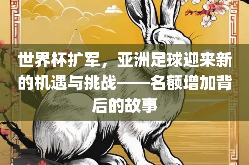 世界杯扩军，亚洲足球迎来新的机遇与挑战——名额增加背后的故事