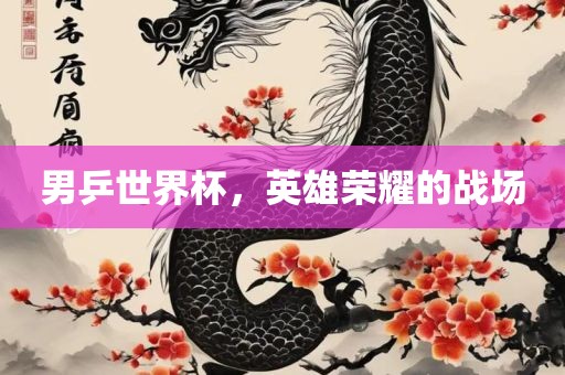 男乒世界杯，英雄荣耀的战场洪湖市顺升工程机械租赁有限公司