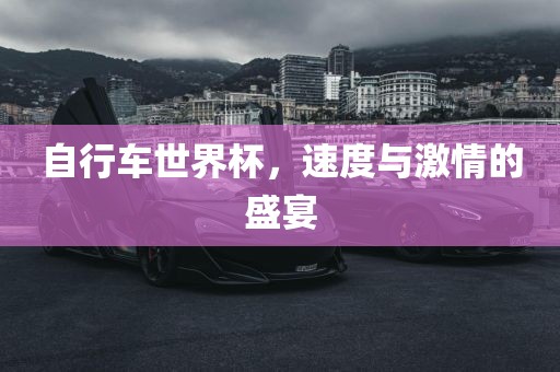 自行车世界杯，速度与激情的盛宴