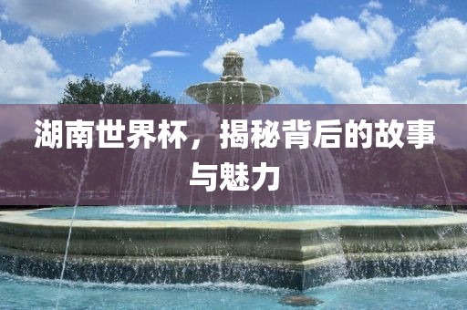 湖南世界杯，揭秘背后的故事与魅力