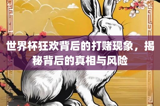 世界杯狂欢背后的打赌现象，揭秘背后的真相与风险洪湖市顺升工程机械租赁有限公司