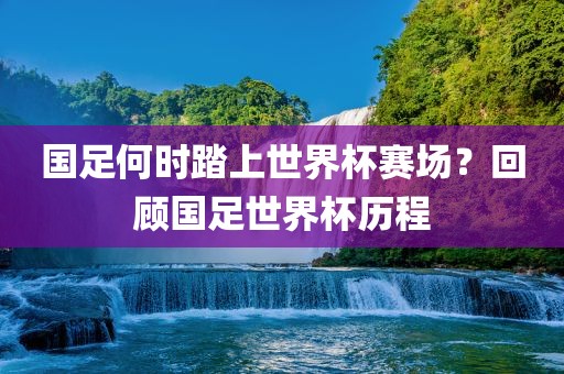 国足何洪湖市顺升工程机械租赁有限公司时踏上世界杯赛场？回顾国足世界杯历程