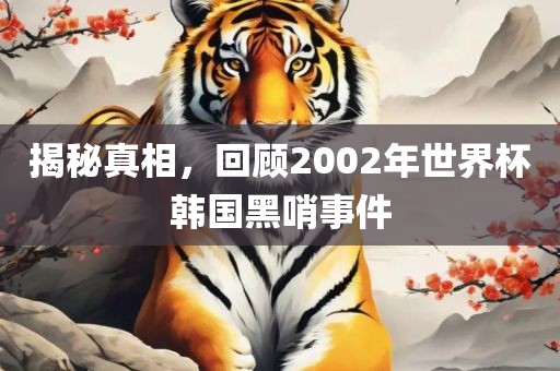 揭秘真相，回顾2002年世界杯韩国黑哨事件