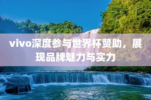 vivo深度参与世界杯赞助，展现品牌魅力与实力洪湖市顺升工程机械租赁有限公司