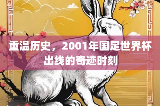 重温历史，2001年国足世界杯出线的奇迹时刻