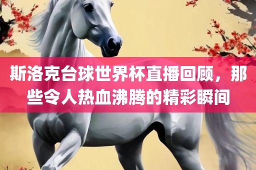 斯洛克台球世界杯直播回顾，那些令人热血沸腾的精彩瞬间洪湖市顺升工程机械租赁有限公司