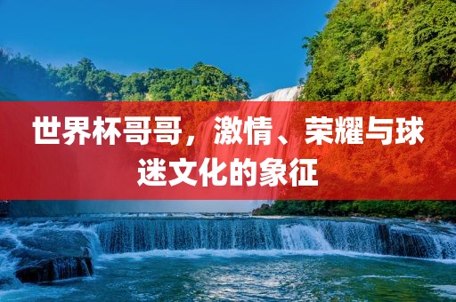 世界杯哥哥，激情、荣耀与球迷文化的象征