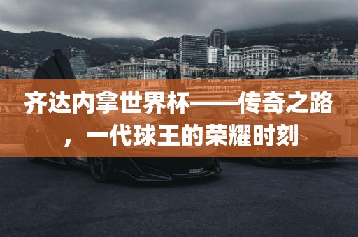 齐达内拿世界杯——传奇之路，一代球王的荣耀时刻