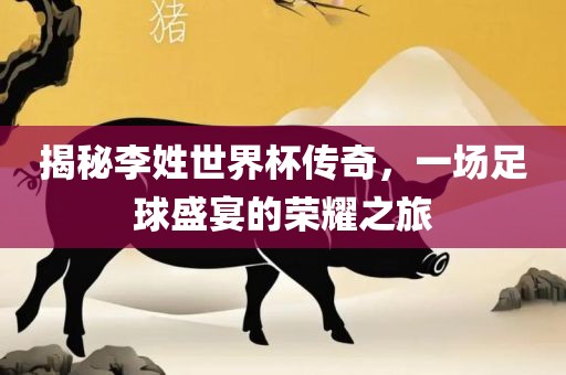 揭秘李姓世界杯传奇，一场足球盛宴的荣耀之旅洪湖市顺升工程机械租赁有限公司