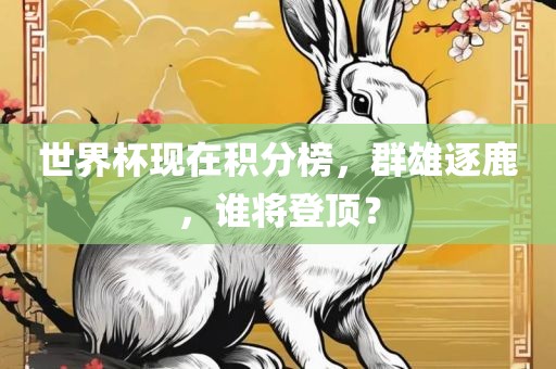 世界杯现在积分榜，群雄逐鹿，谁将登顶？