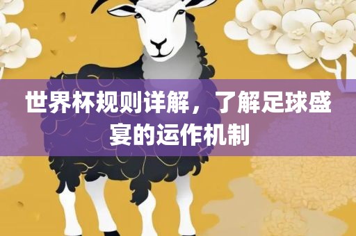 世界杯规则详解，了解足球盛宴的运作机制