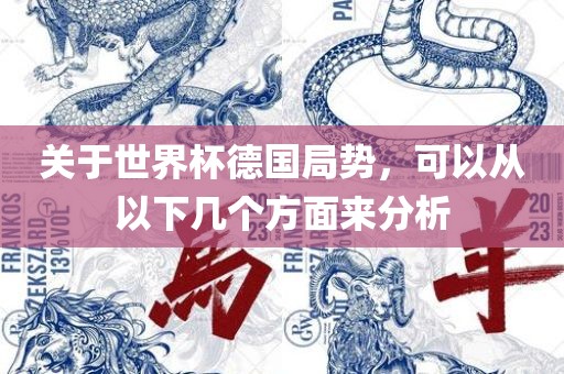 关于世界杯德国局势，可以从洪湖市顺升工程机械租赁有限公司以下几个方面来分析