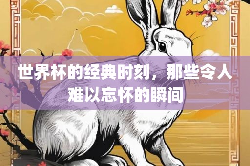 世界杯的经典时刻，那些令人难以忘怀的瞬间